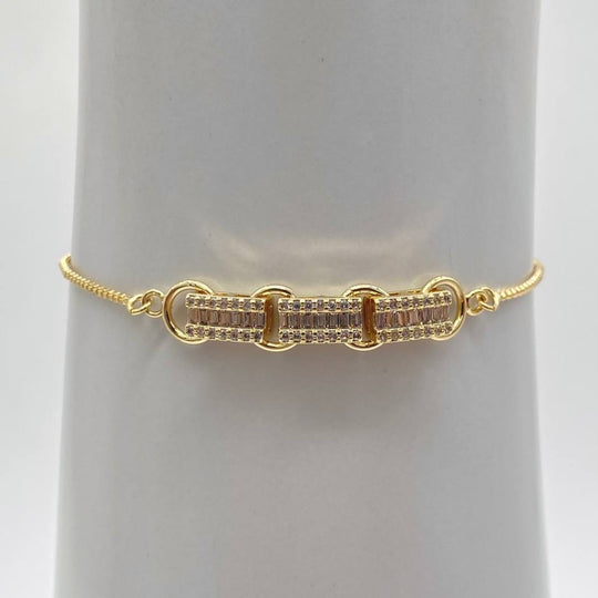 PULSO BARRA CHAPA DE ORO 18K