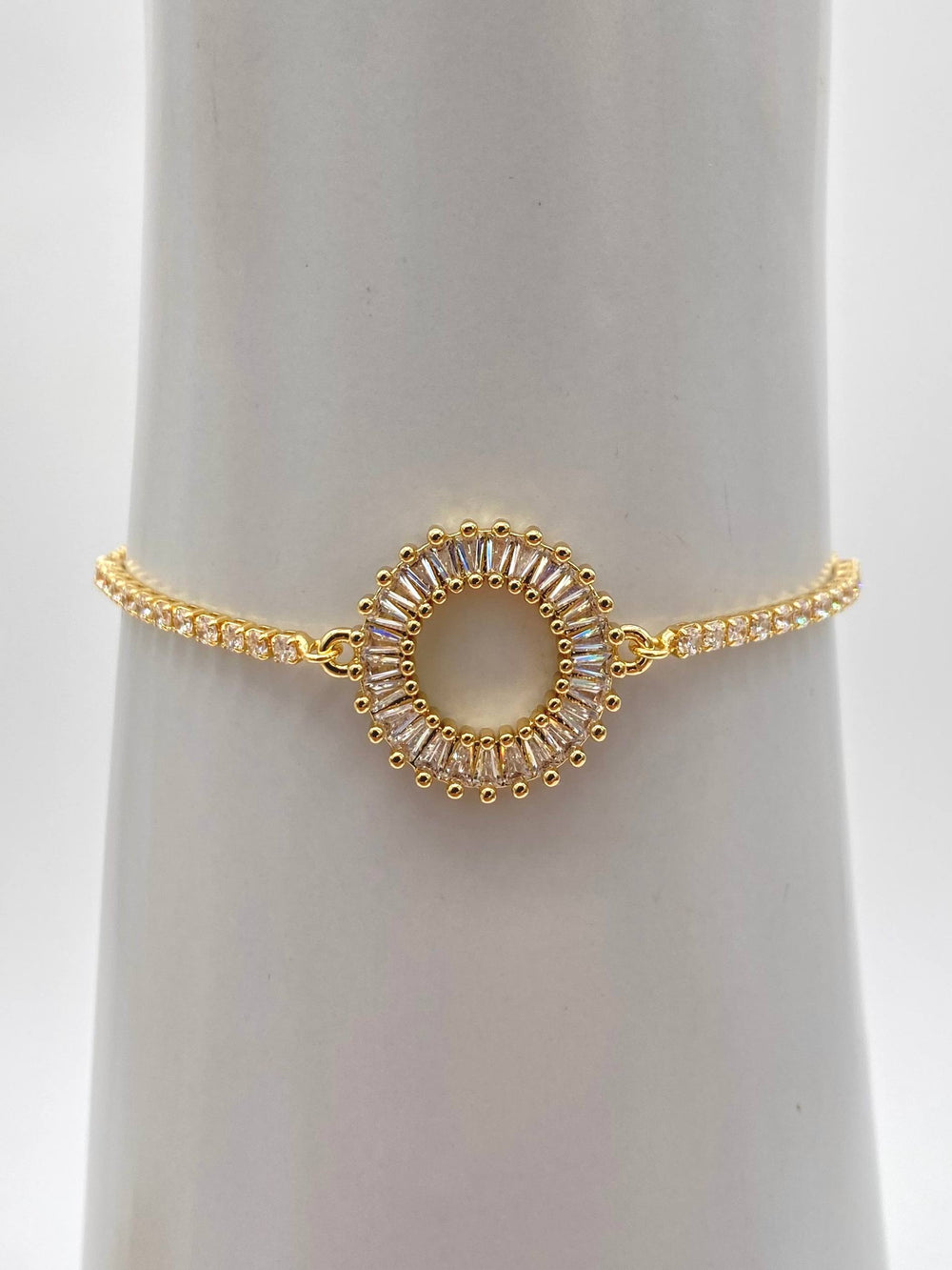 PULSO CIRCULO CHAPA DE ORO 18K