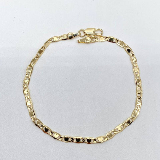 PULSO GUCCI MINI CHAPA DE ORO 18K