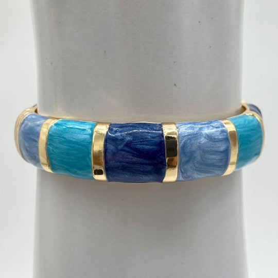BRAZALETE AZUL ESMALTADO