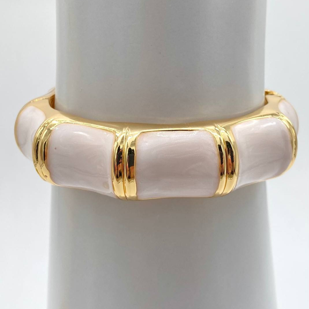 BRAZALETE ESMALTADO BLANCO