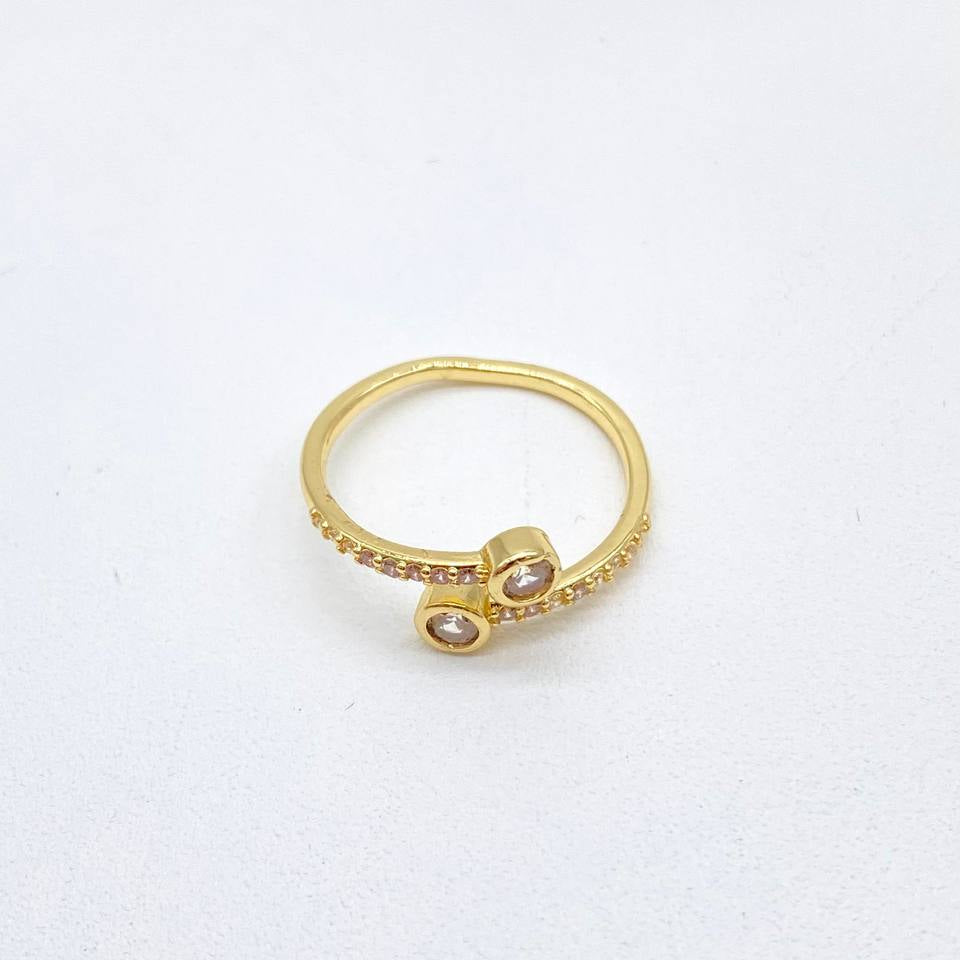 ANILLO ESPIRAL CHAPA DE ORO 18K