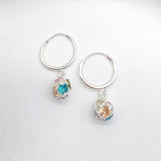 ARETE COLORES PLATA 925