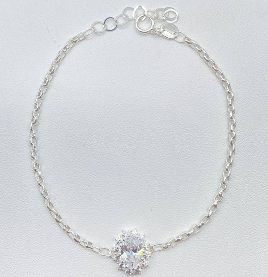 PULSO FLOR PLATA 925