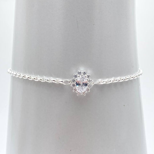 PULSO FLOR PLATA 925