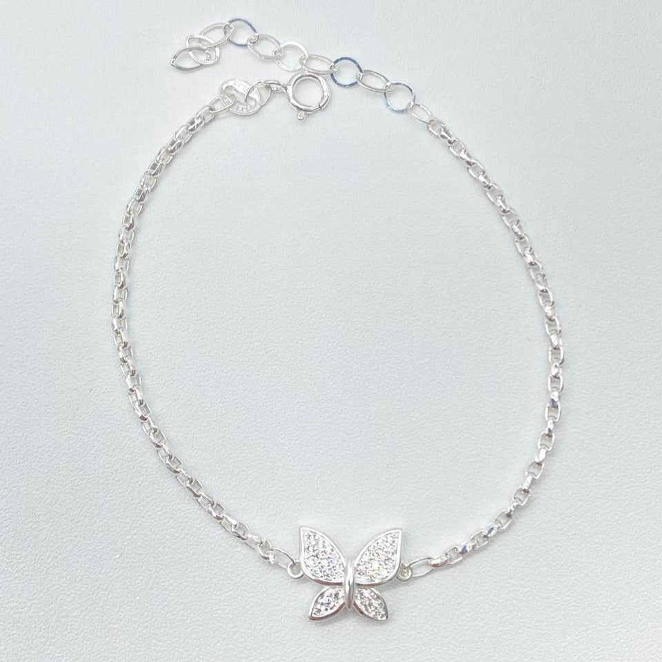 PULSO MARIPOSA PLATA 925