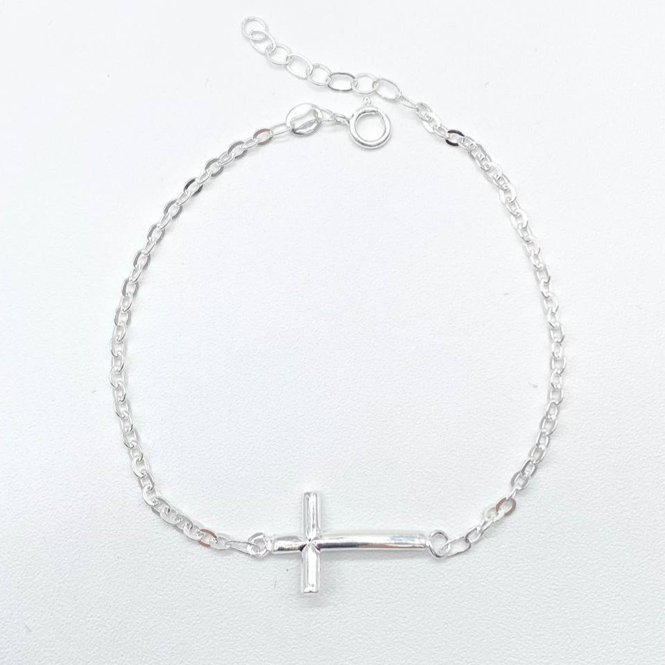 PULSO CRUZ PLATA 925