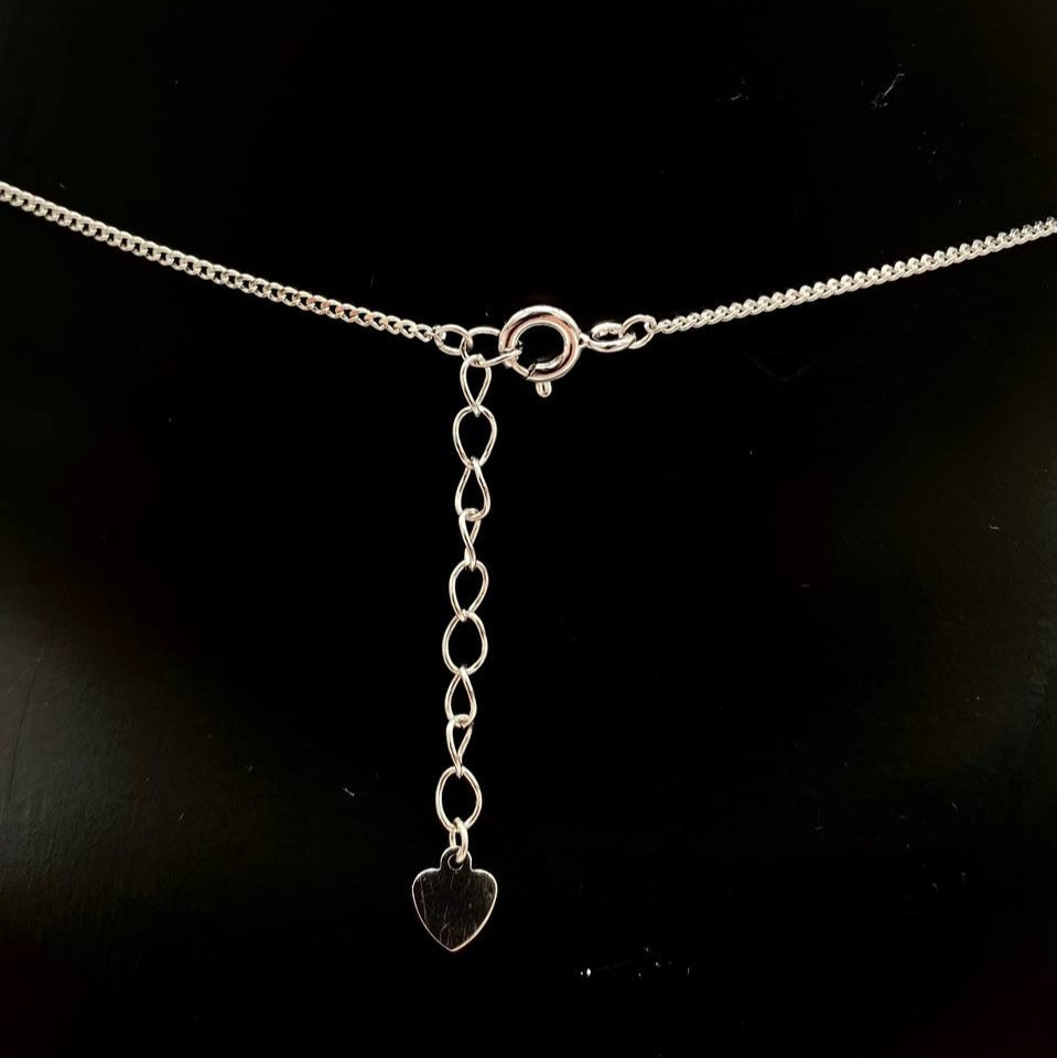 CADENA CIRCULAR BRILLANTE PLATA 925