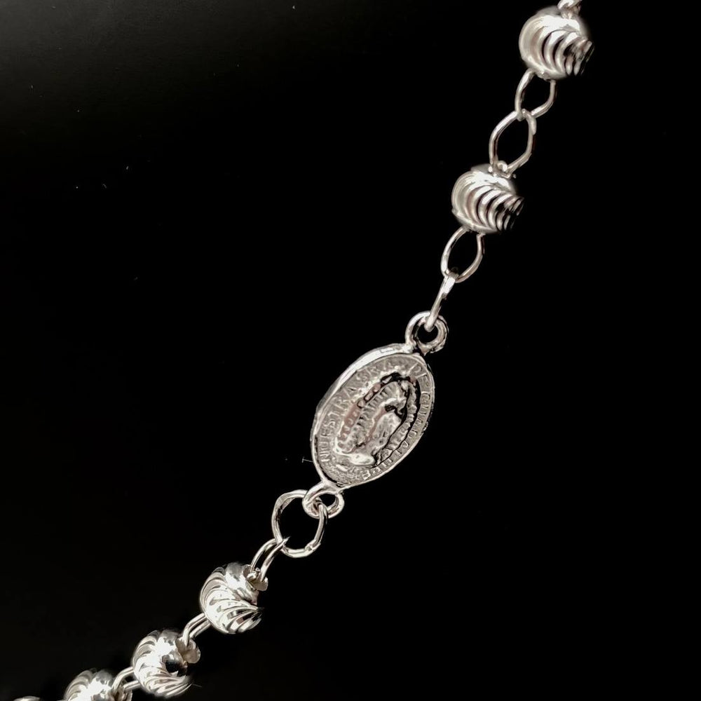 CADENA FACETADA VIRGEN DE GUADALUPE