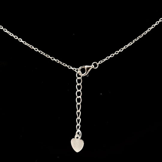 CADENA CORAZON LISO PLATA 925