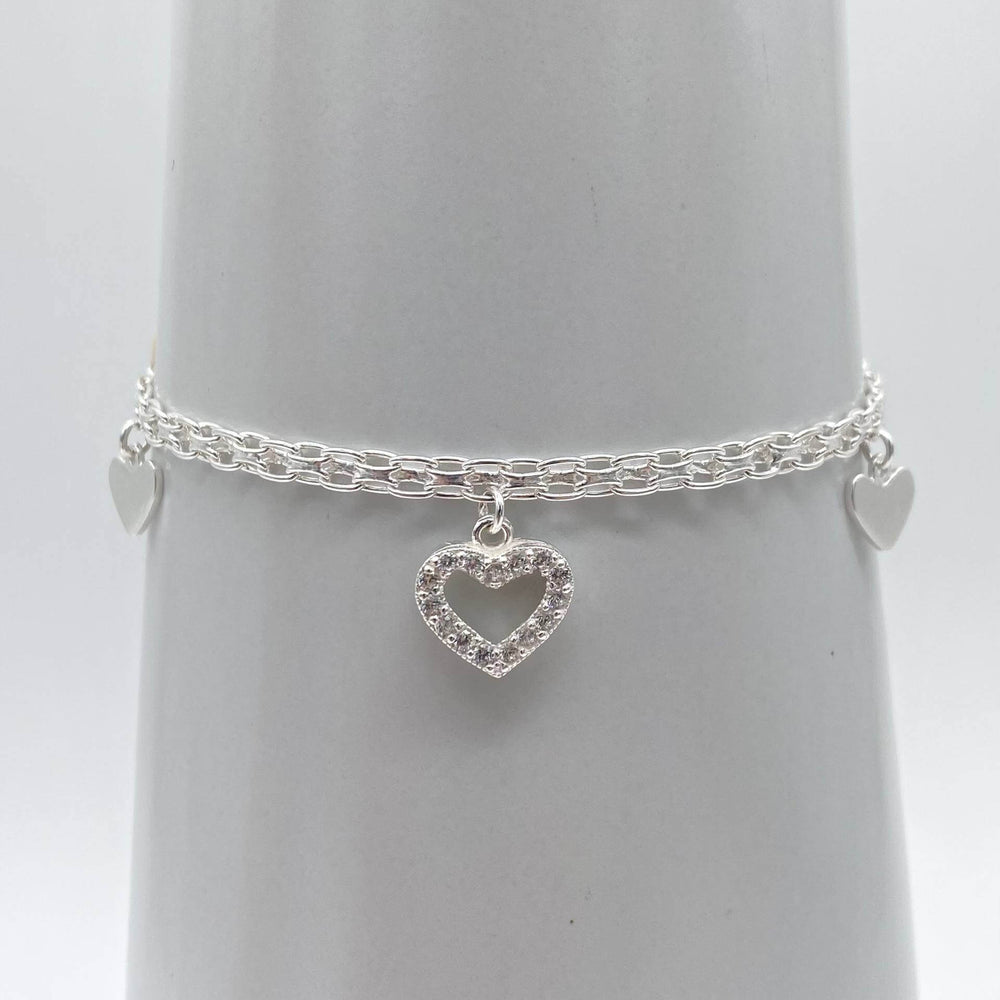 PULSO CORAZONES PLATA 925