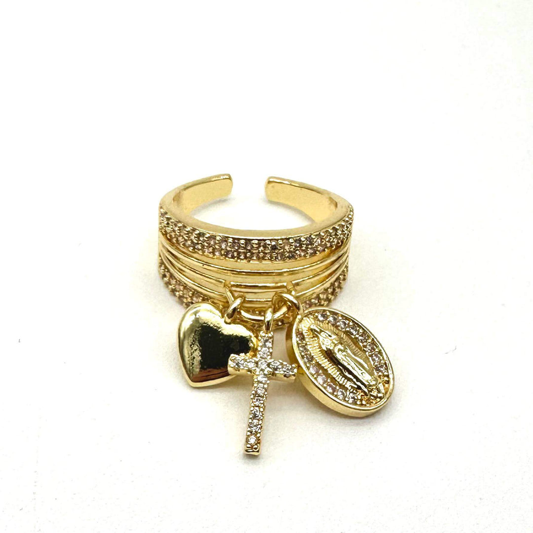 Anillo virgen guadalupe– Chapa de Oro 18K | MAEL