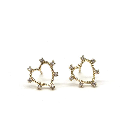 Broquel corazon – Chapa de Oro 18K | MAEL