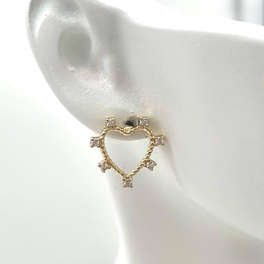 Broquel corazon – Chapa de Oro 18K | MAEL