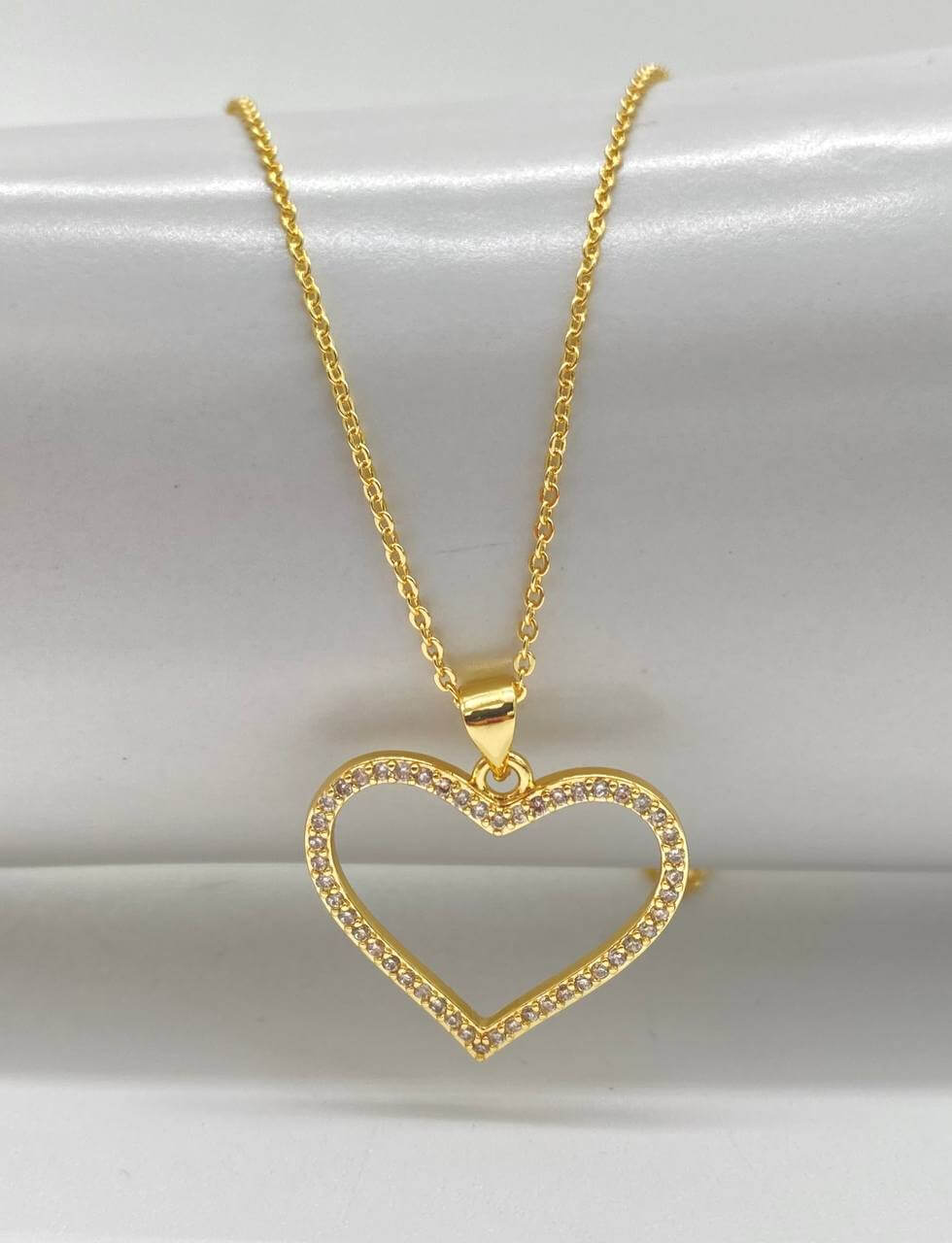 Cadena corazon – Chapa de Oro 18K | MAEL