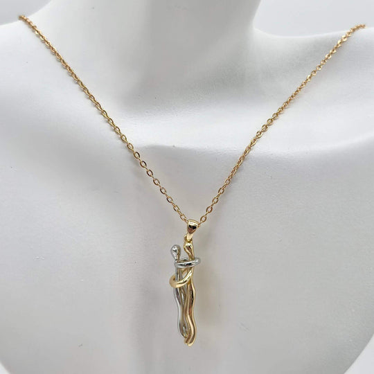 Cadena Tu y yo – Chapa de Oro 18K | MAEL