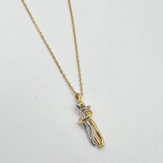 Cadena Tu y yo – Chapa de Oro 18K | MAEL