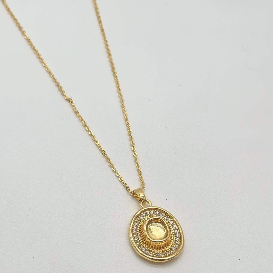 Cadena sombrero – Chapa de Oro 18K | MAEL