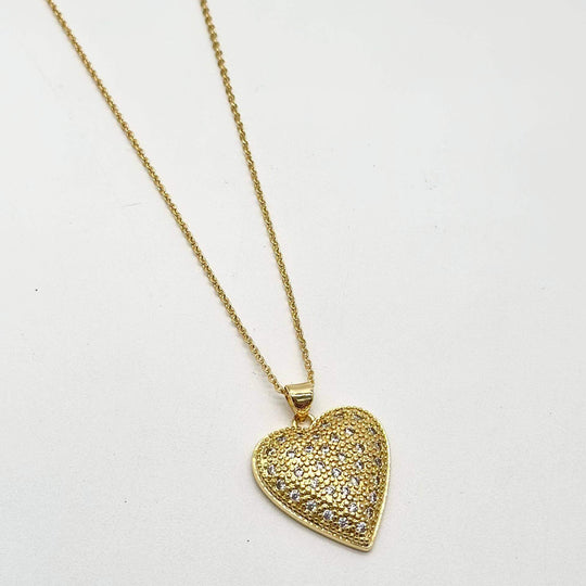 Cadena corazon – Chapa de Oro 18K | MAEL