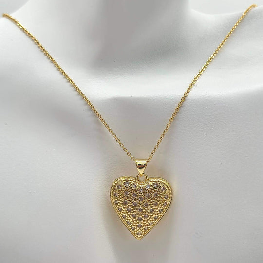 Cadena corazon – Chapa de Oro 18K | MAEL