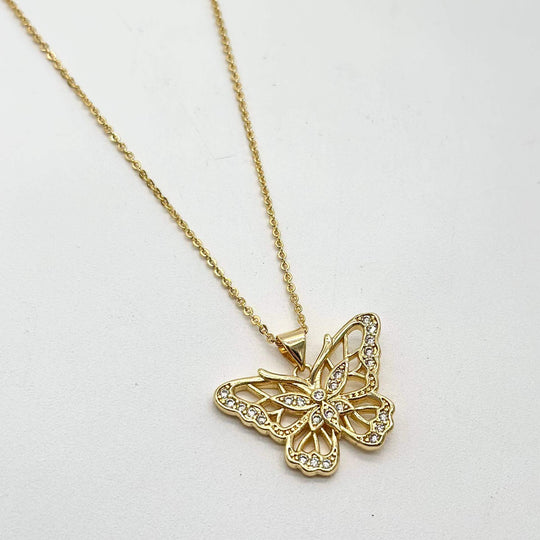 Cadena mariposa – Chapa de Oro 18K | MAEL