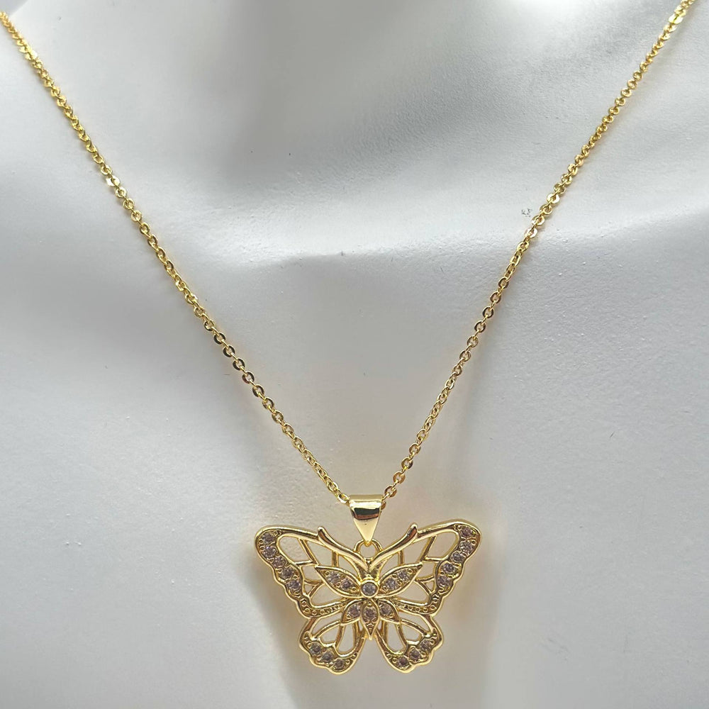 Cadena mariposa – Chapa de Oro 18K | MAEL