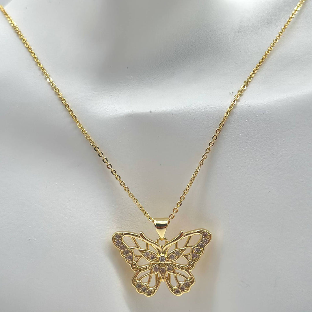 Cadena mariposa – Chapa de Oro 18K | MAEL