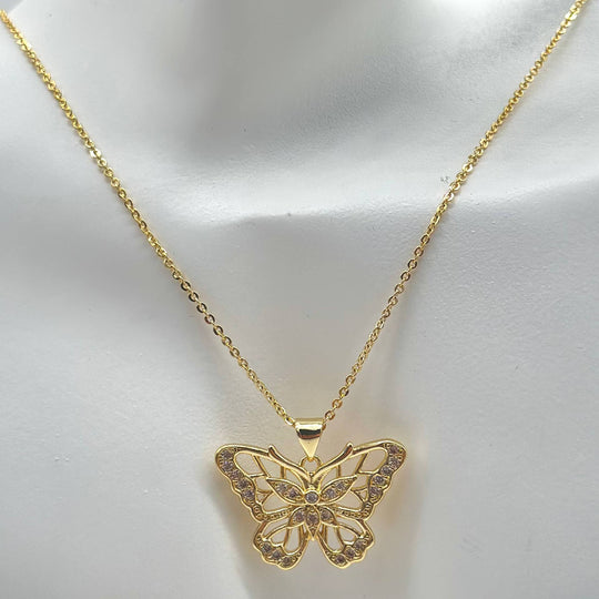 Cadena mariposa – Chapa de Oro 18K | MAEL