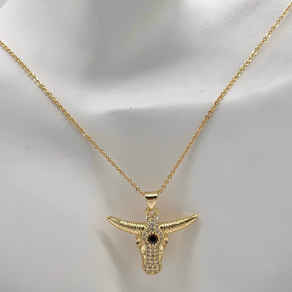 Cadena Toro – Chapa de Oro 18K | MAEL