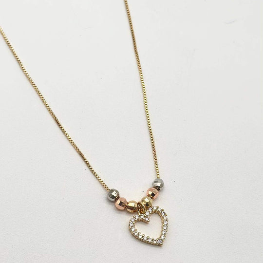 Cadena corazon – Chapa de Oro 18K | MAEL