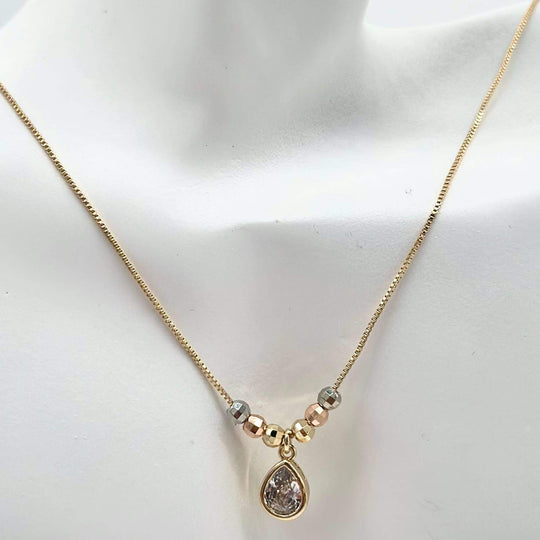 Cadena Gota – Chapa de Oro 18K | MAEL