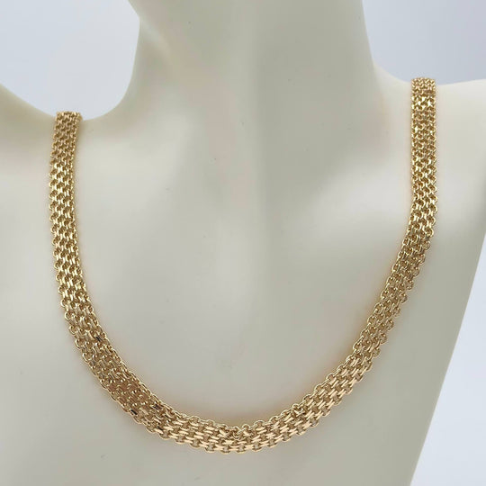 Cadena Bismark – Chapa de Oro 18K | MAEL