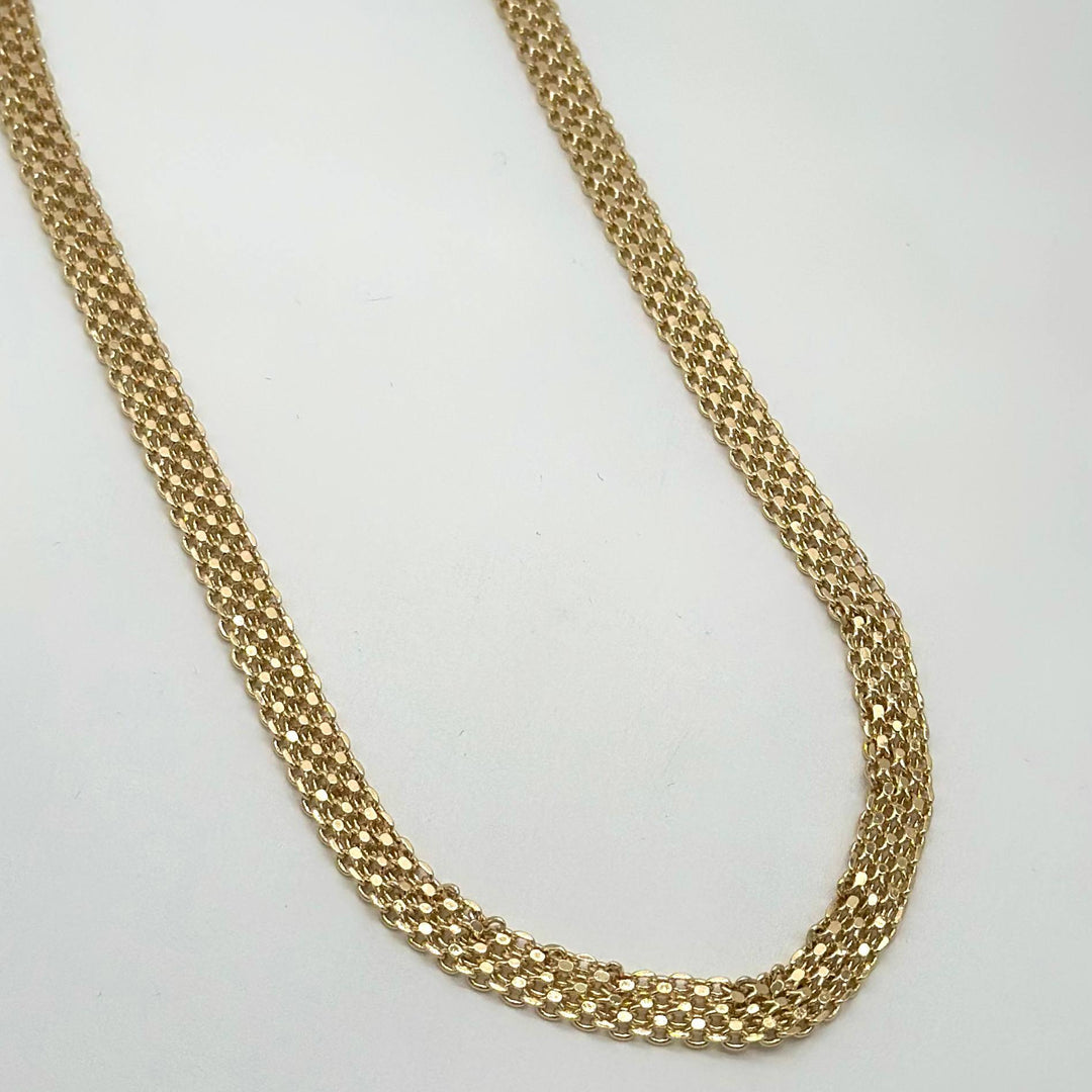Cadena Bismark – Chapa de Oro 18K | MAEL