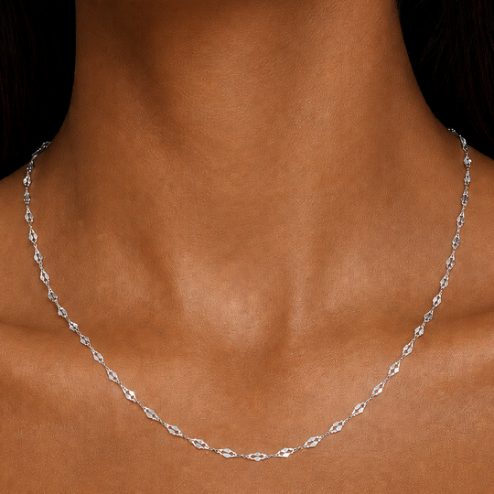 CADENA GUSSI TORSAL PLATA 925