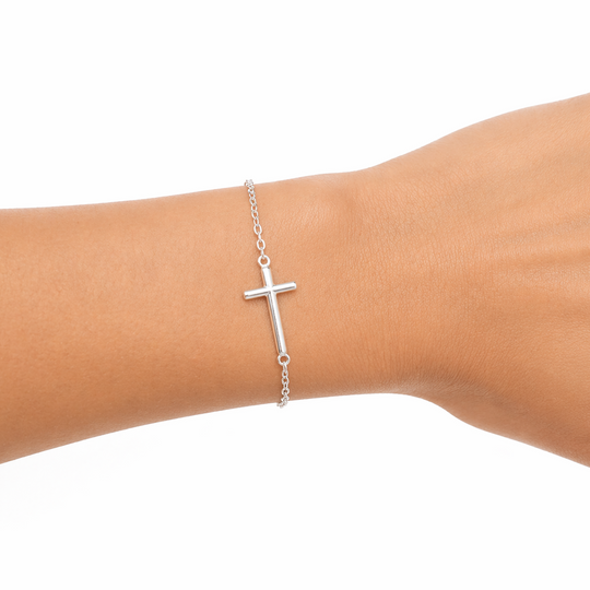 PULSO CRUZ PLATA 925