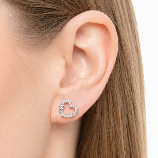 ARETE CORAZON PLATA 925 #275