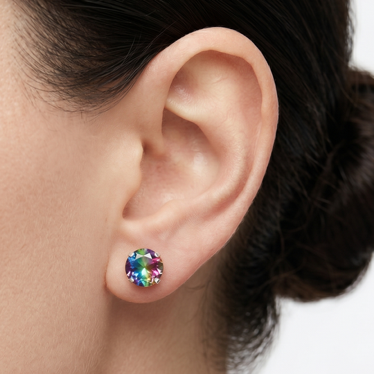 BROQUEL ARCOIRIS PLATA 925