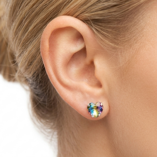 BROQUEL CORAZON ARCOIRIS