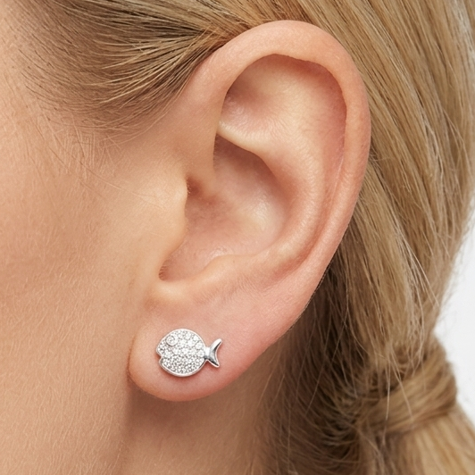 ARETE PEZ PLATA 925 #323