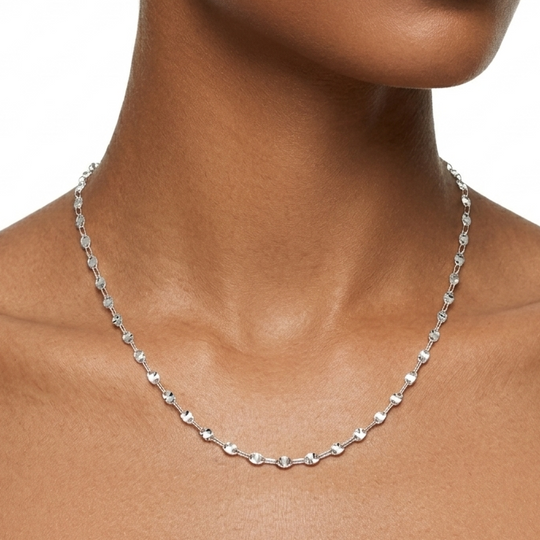 CADENA GUSSI TORSAL PLATA 925
