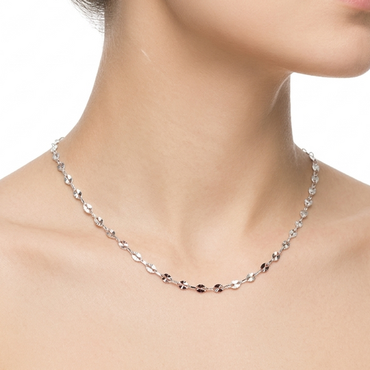 CADENA GUCII TORCIDO PLATA 925