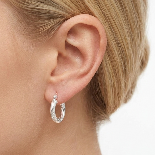 ARRACADA TORZAL PLATA 925 #325