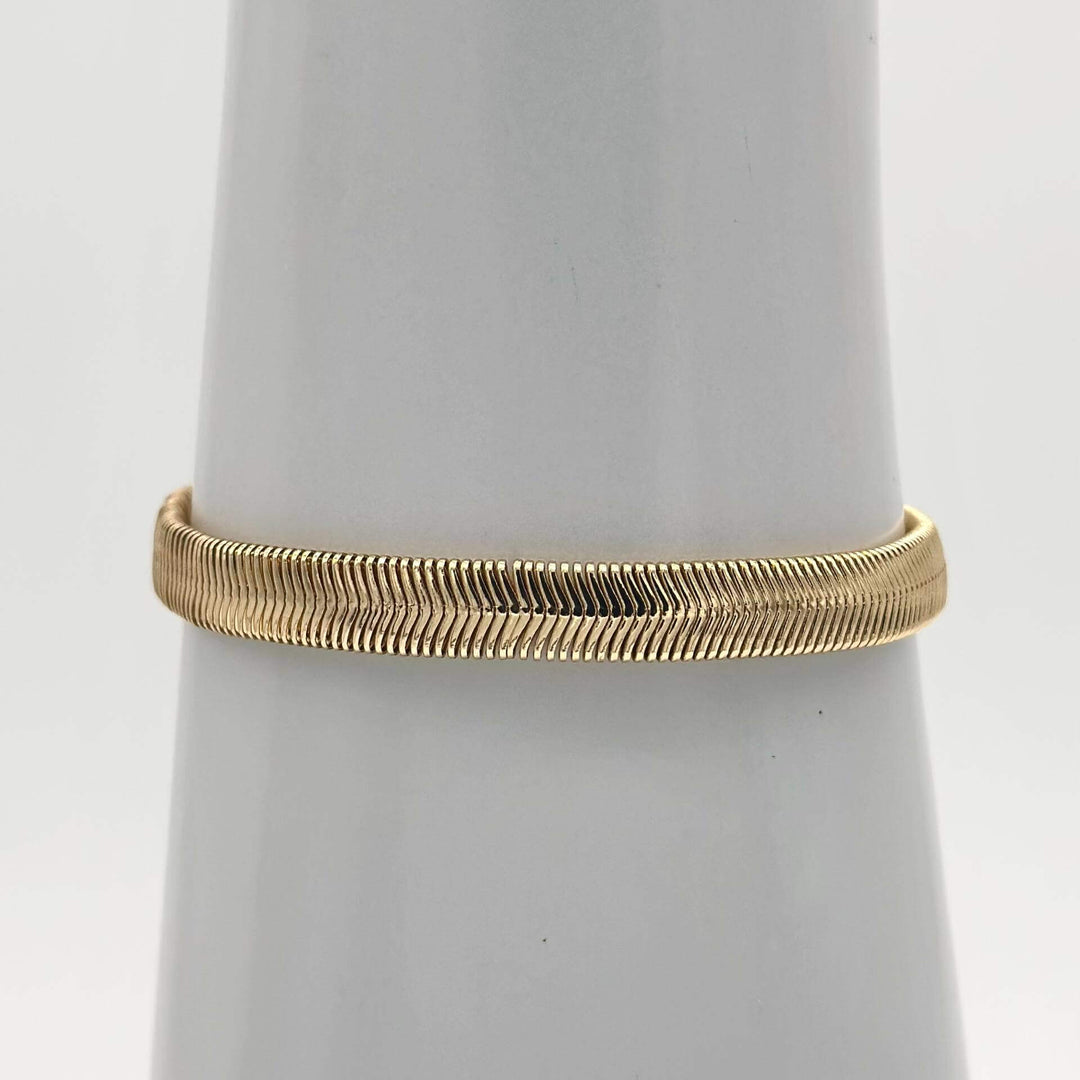 Pulsera Panza de vibora – Chapa de Oro 18K | MAEL