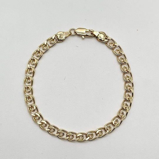 Pulsera Caracol – Chapa de Oro 18K | MAEL