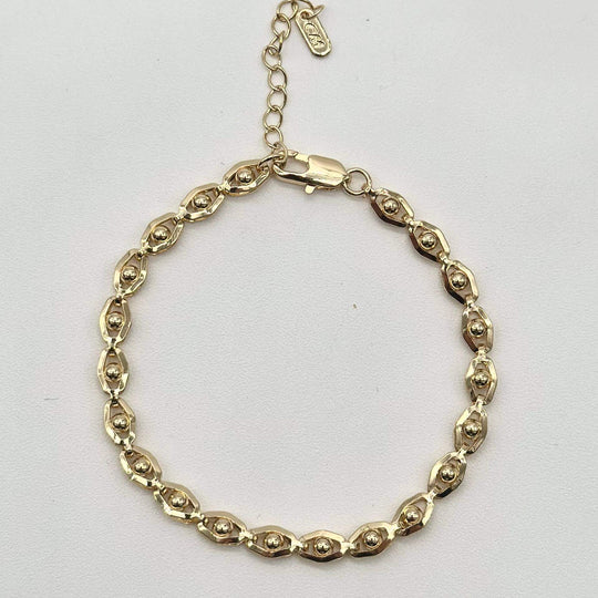 Pulsera ojo – Chapa de Oro 18K | MAEL
