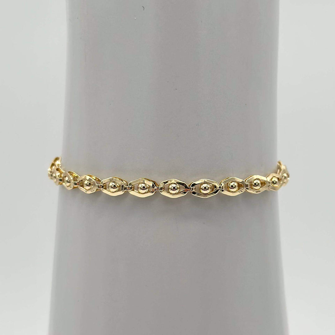 Pulsera ojo – Chapa de Oro 18K | MAEL