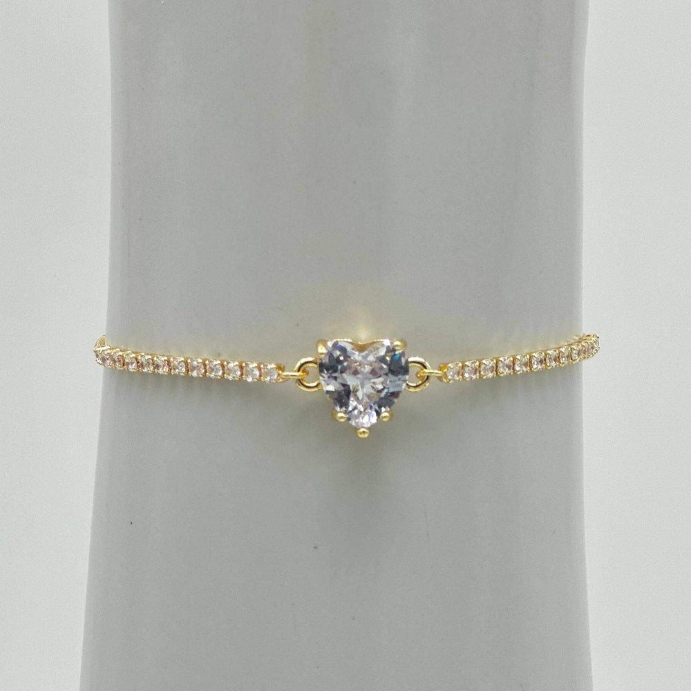 Pulsera Corazon  – Chapa de Oro 18K | MAEL