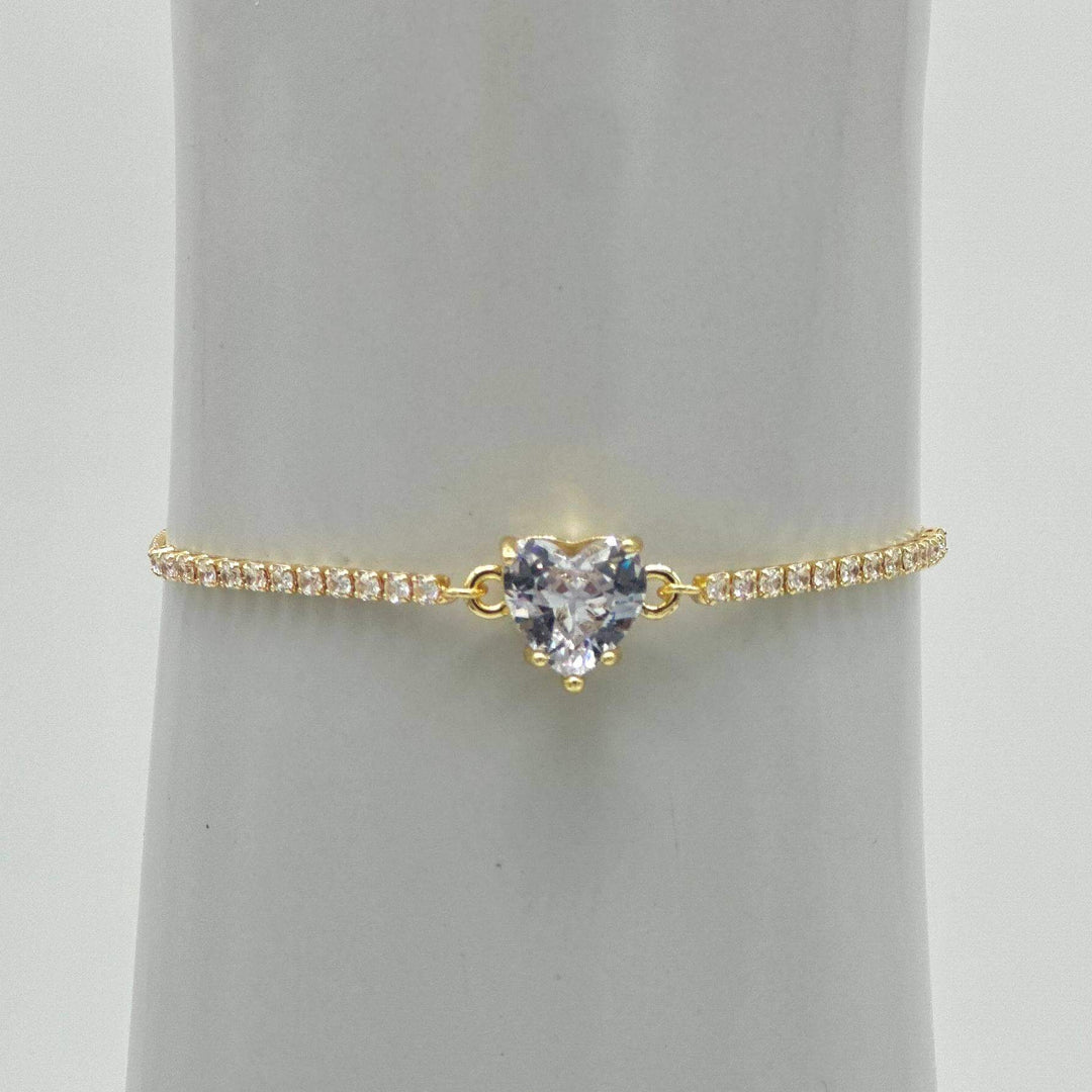 Pulsera Corazon  – Chapa de Oro 18K | MAEL