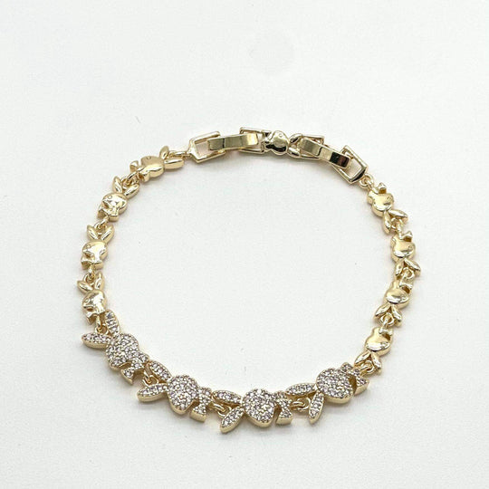 Pulsera Conejo – Chapa de Oro 18K | MAEL