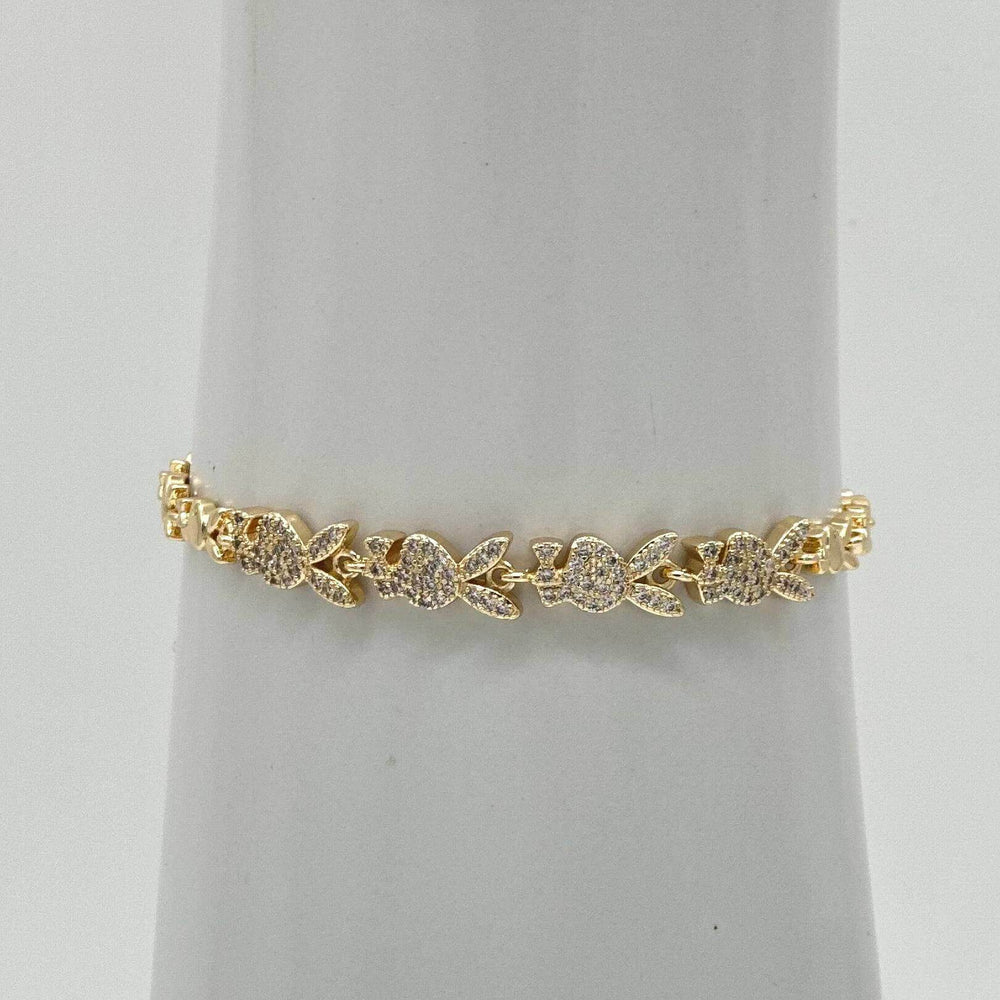 Pulsera Conejo – Chapa de Oro 18K | MAEL